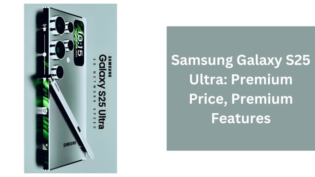 Samsung Galaxy S25 Ultra: Premium Price, Premium Features Samsung Galaxy S25 Ultra: Premium Price, Premium Features