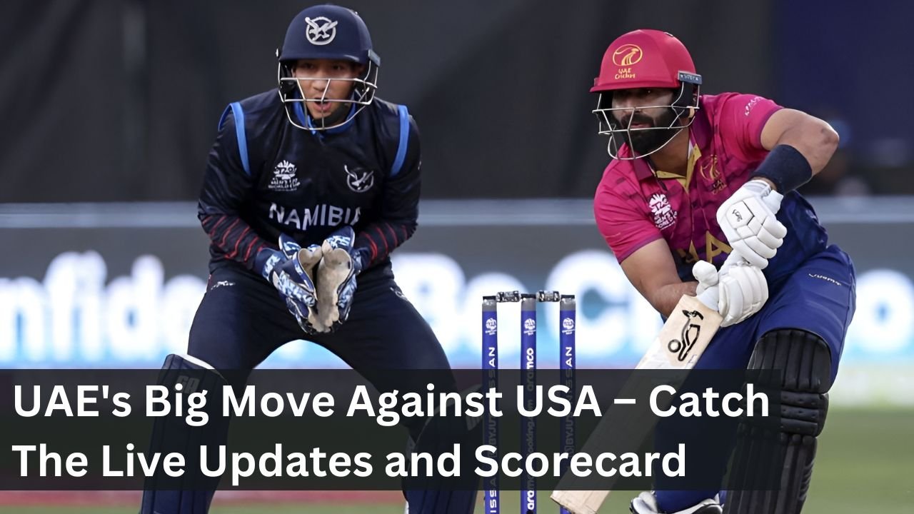 UAE's Big Move Against USA – Catch The Live Updates and Scorecard