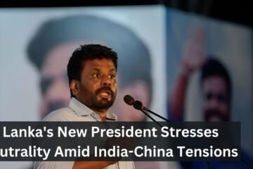 Sri Lanka's New President Stresses Neutrality Amid India-China Tensions