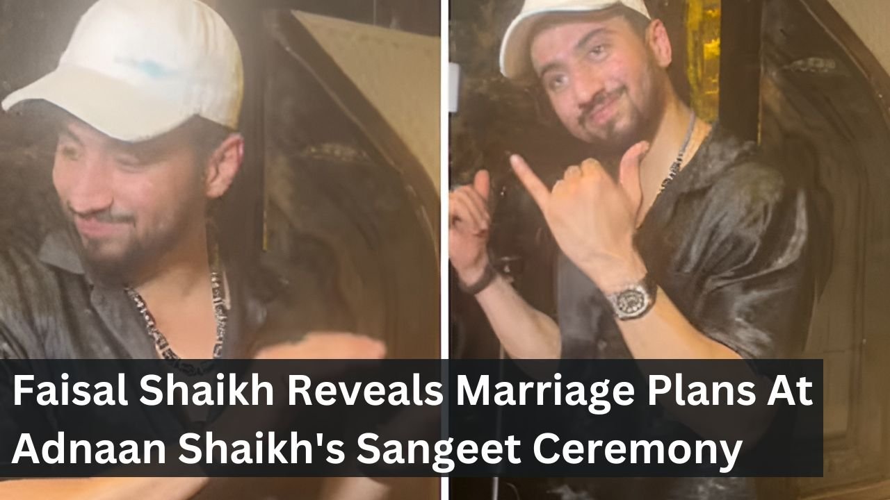 Faisal Shaikh Reveals Marriage Plans At Adnaan Shaikh's Sangeet Ceremony