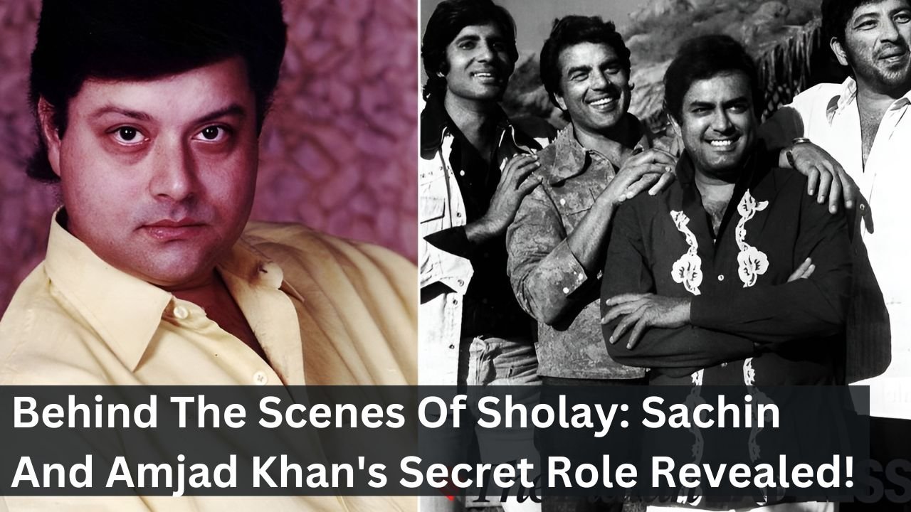Behind The Scenes Of Sholay: Sachin And Amjad Khan's Secret Role Revealed!