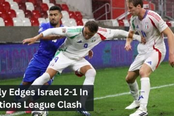 Italy Edges Israel 2-1 In Nations League Clash