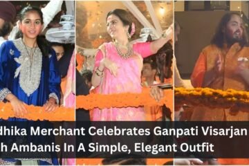 Radhika Merchant Celebrates Ganpati Visarjan With Ambanis In A Simple, Elegant Outfit
