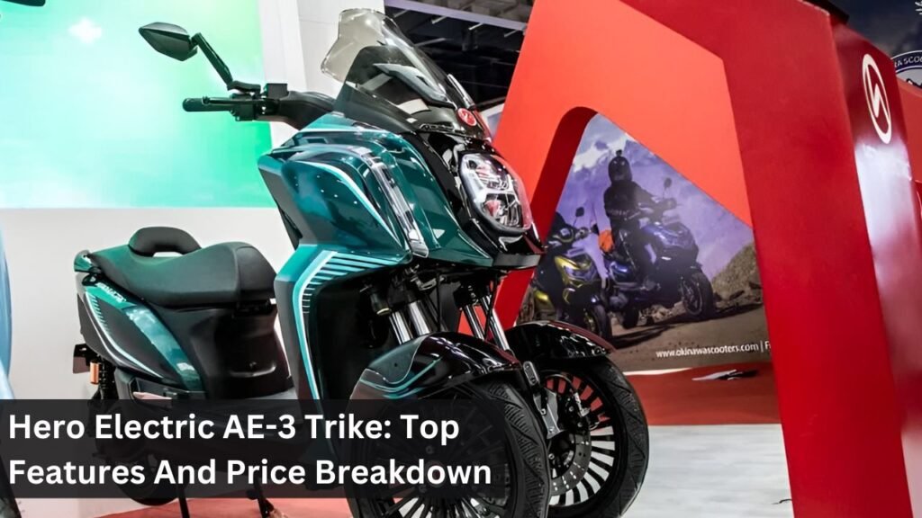 Hero Electric AE-3 Trike: Top Features And Price Breakdown Hero Electric AE-3 Trike: Top Features And Price Breakdown