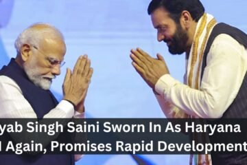 Nayab Singh Saini Sworn In As Haryana CM Again, Promises Rapid Development