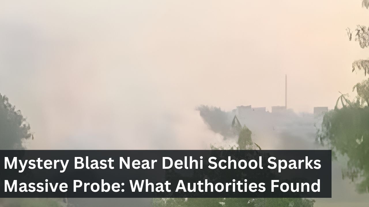 Mystery Blast Near Delhi School Sparks Massive Probe: What Authorities Found