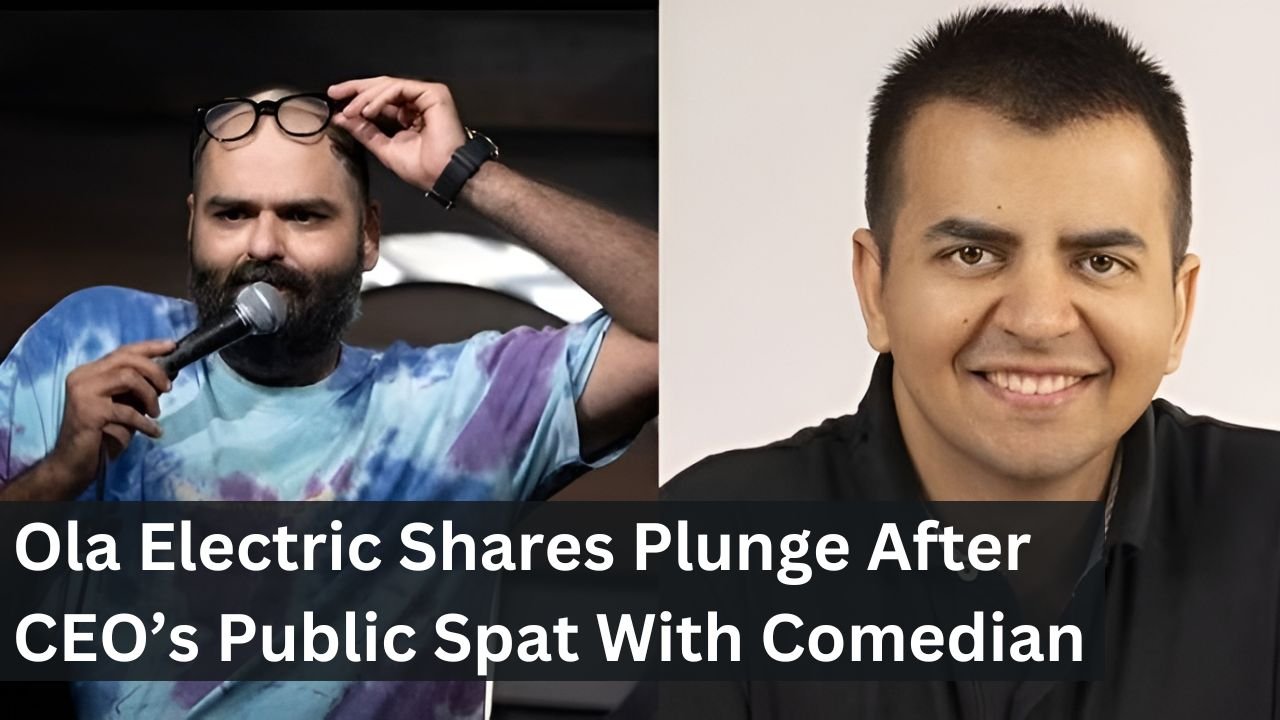 Ola Electric Shares Plunge After CEO’s Public Spat With Comedian