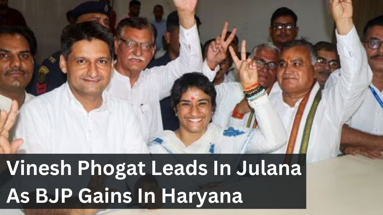 Vinesh Phogat Leads In Julana As BJP Gains In Haryana