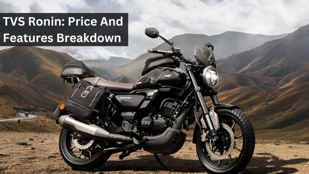 TVS Ronin: Price And Features Breakdown TVS Ronin: Price And Features Breakdown