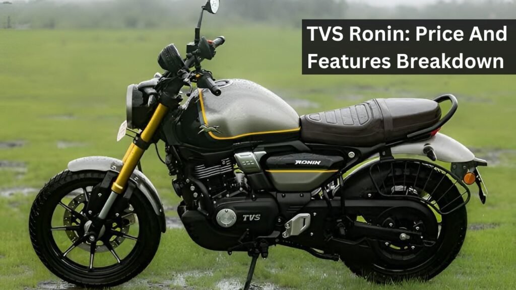 TVS Ronin: Price And Features Breakdown TVS Ronin: Price And Features Breakdown