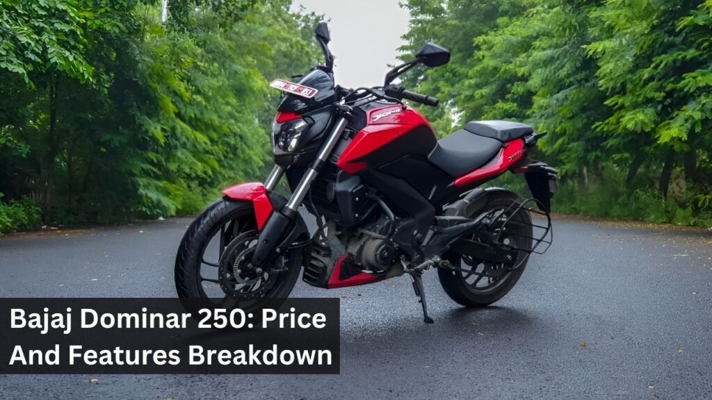 Bajaj Dominar 250: Price And Features Breakdown Bajaj Dominar 250: Price And Features Breakdown