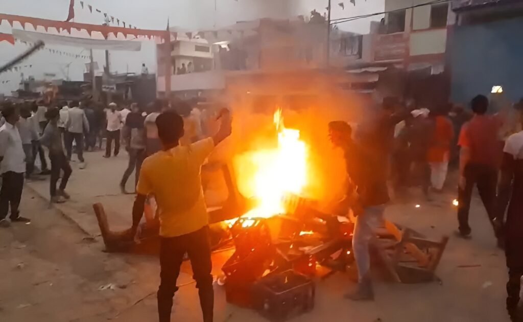 Bahraich Erupts: Shops, Hospital Torched After Youth’s Death During Durga Idol Immersion Bahraich Erupts: Shops, Hospital Torched After Youth’s Death During Durga Idol Immersion