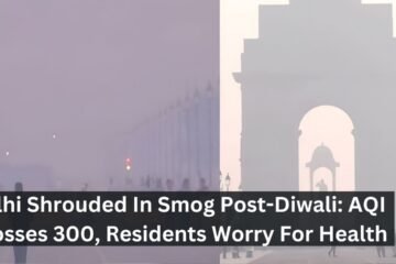Delhi Shrouded In Smog Post-Diwali: AQI Crosses 300, Residents Worry For Health