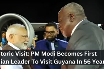 Historic Visit: PM Modi Becomes First Indian Leader To Visit Guyana In 56 Years