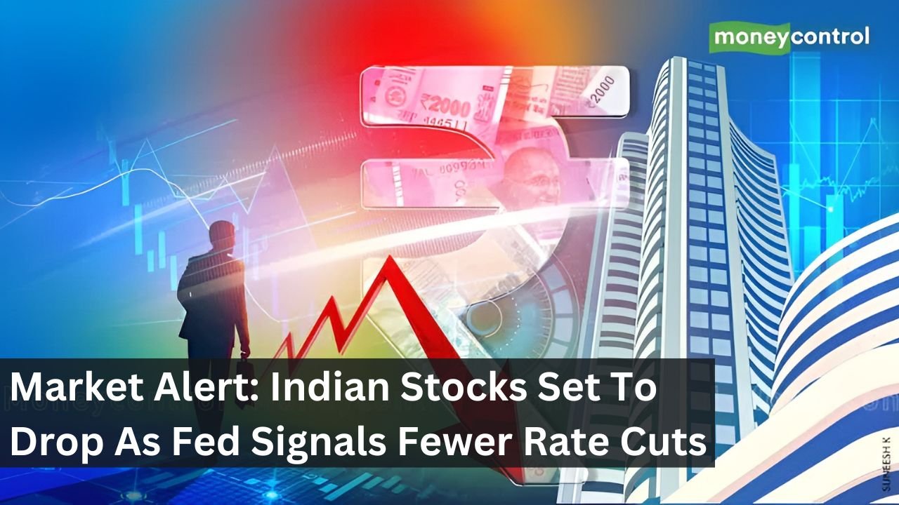 Market Alert: Indian Stocks Set To Drop As Fed Signals Fewer Rate Cuts