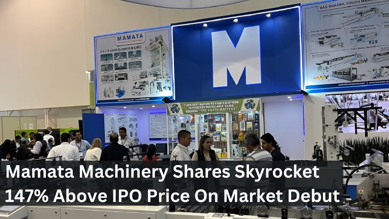 Mamata Machinery Shares Skyrocket 147% Above IPO Price On Market Debut