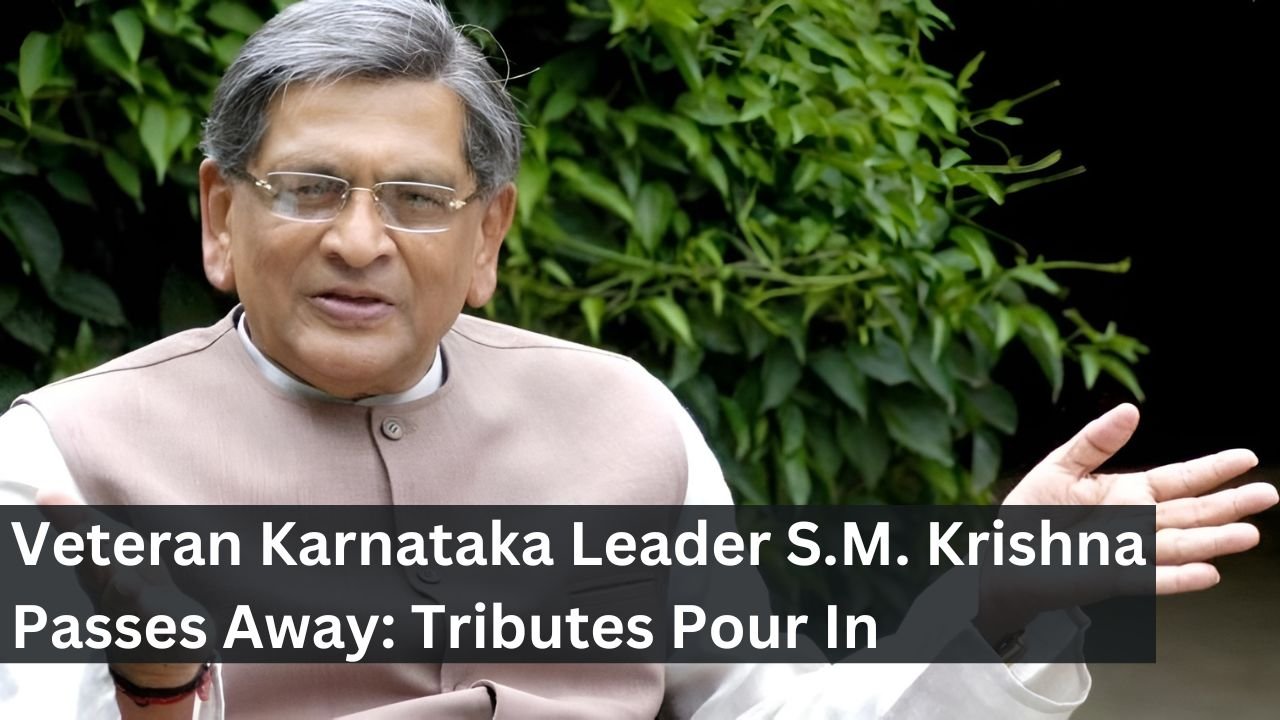 Veteran Karnataka Leader S.M. Krishna Passes Away: Tributes Pour In
