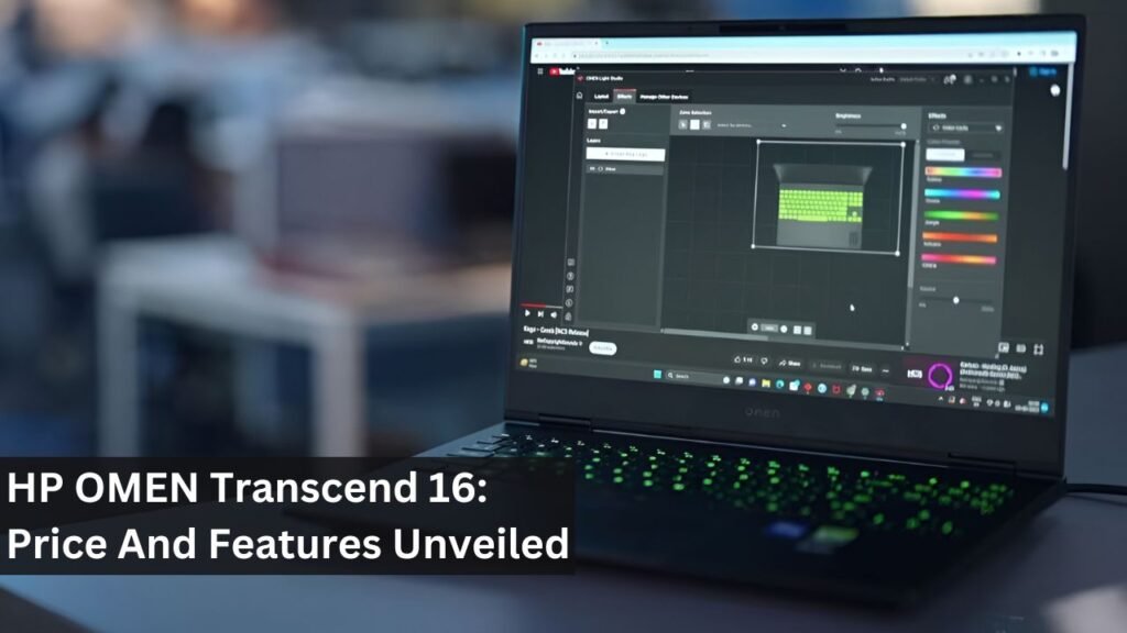 HP OMEN Transcend 16: Price And Features Unveiled