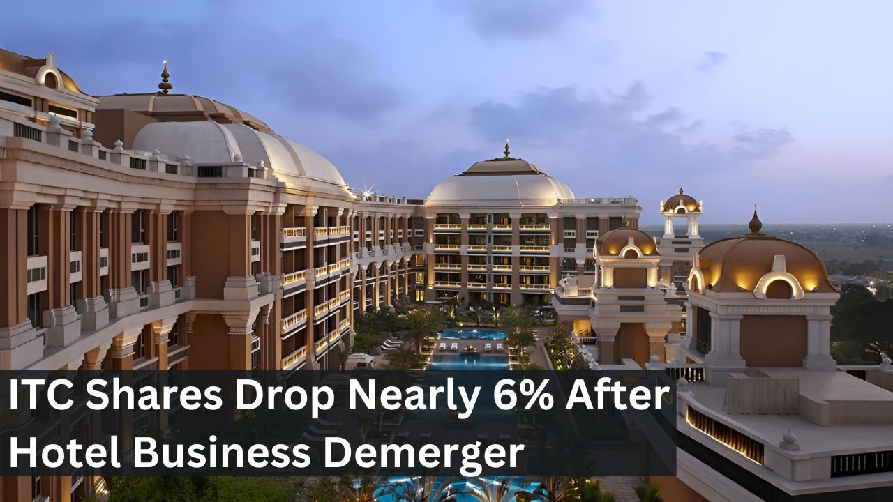 ITC Shares Drop Nearly 6% After Hotel Business Demerger