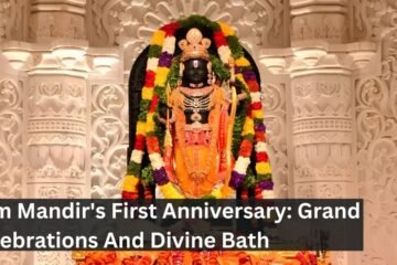 Ram Mandir's First Anniversary: Grand Celebrations And Divine Bath